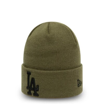 New Era - Bonnet Colour Essential Knit - Los Angeles Dodgers - Khaki - 60081142