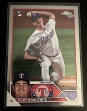 Cody Bradford 2023 Topps Chrome Update Series Rookie #USC11 Texas Rangers
