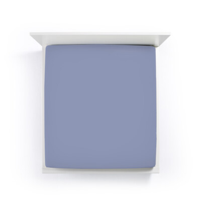Formesse Bella Donna Jersey Spannbetttuch 120x190 - 130x220 cm 0209 Blaugrau 1A