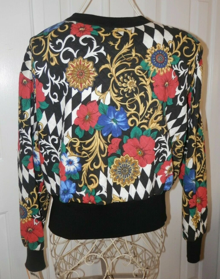 Nuevo Abrigo Chaqueta Bombardero Vintage Leslie Fay Vestidos Talla 14 Grande Foto 3 de 3