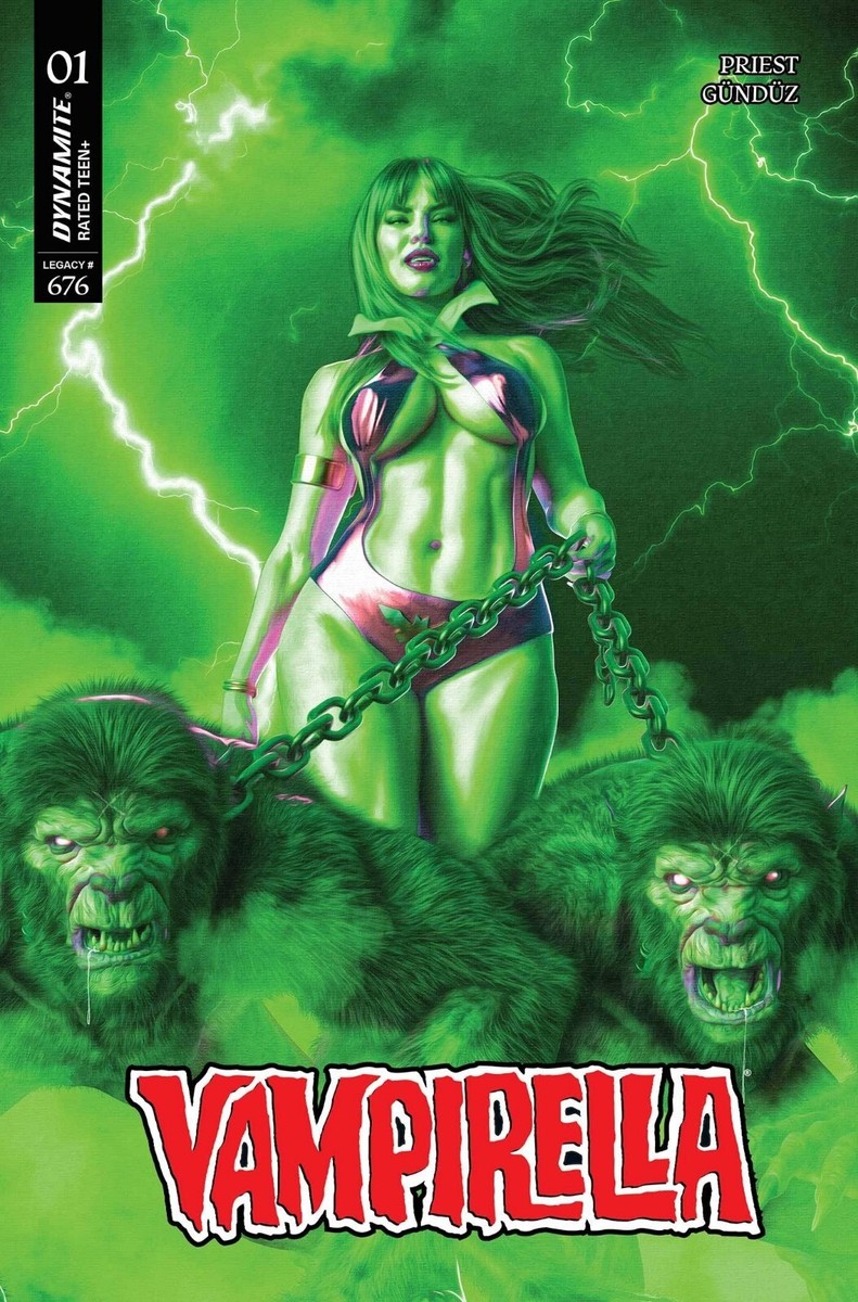 VAMPIRELLA 1 1:25 MARK SPEARS EMERALD GREEN VARIANT NM INCENTIVE