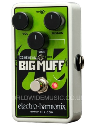 EHX Electro Harmonix Nano Bass Big Muff Verzerrung Sustainer Gitarrenpedal