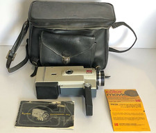Kodak Instamatic M6 Movie Camera Manual Case USA VTG Photography UNTESTED READ
