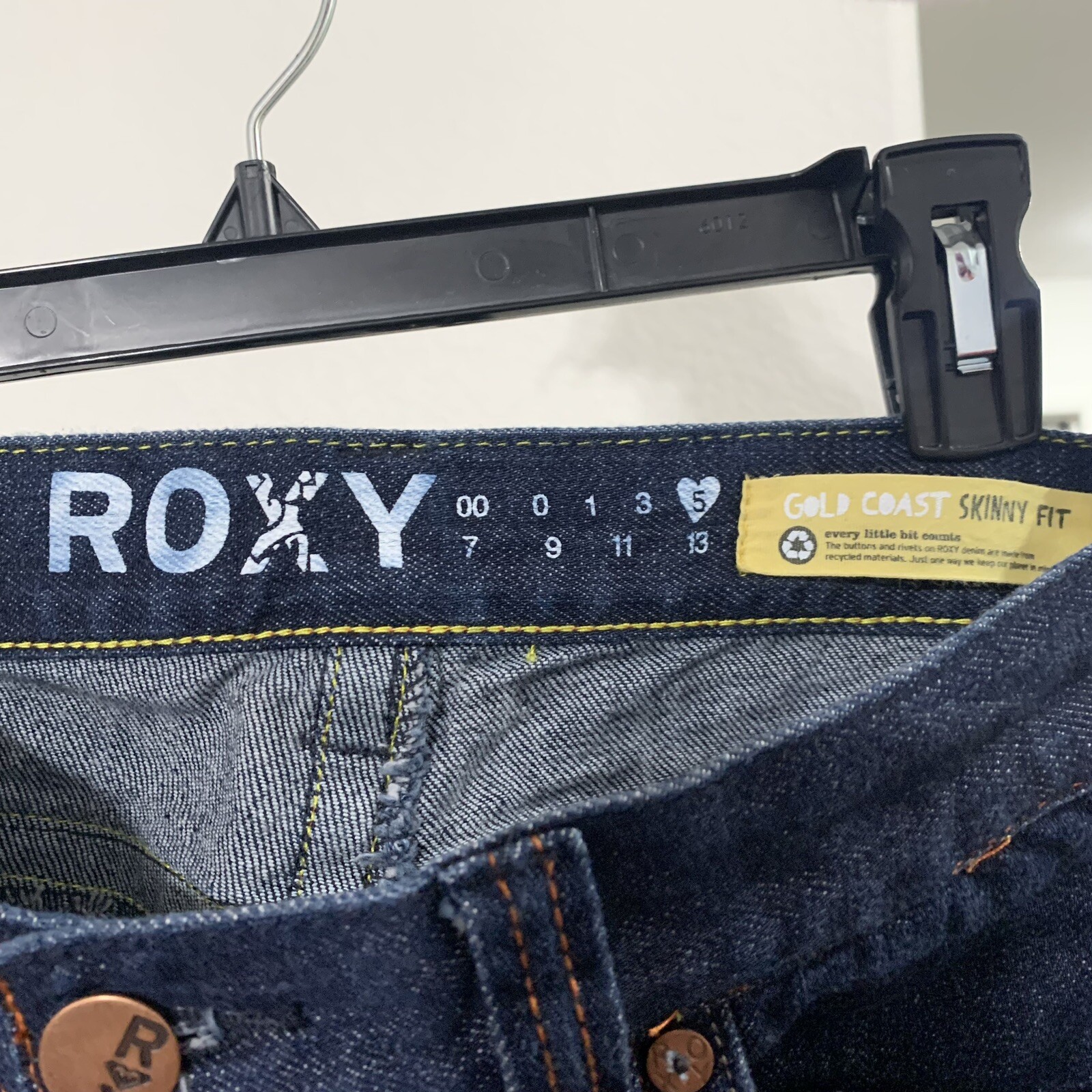 Roxy Women’s Denim Jeans 5 Gold Coast Skinny Fit … - image 3