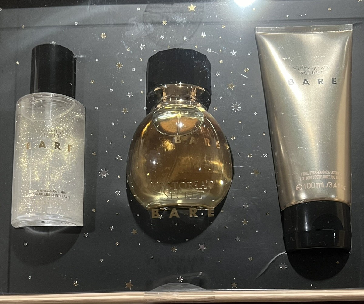 Victoria's Secret Bare Gift Set 3 Pc. EDP 1.7 Fl Oz Mist & Lotion
