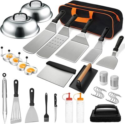 35PCS Griddle Accessory Kit, Specialized Flat Bottom Griddle Accessory Kit