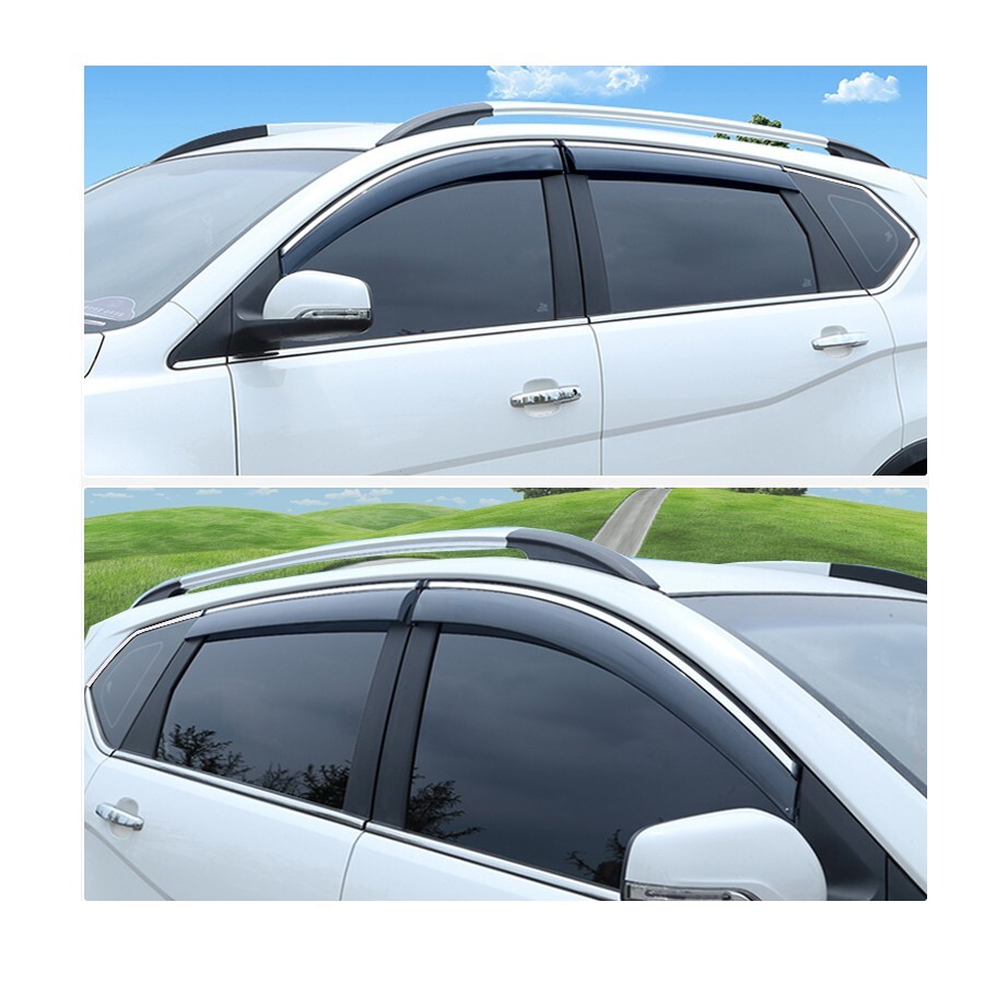 4PCS Car Window Visor Vent Rain Wind Deflector Guard For Volvo XC40