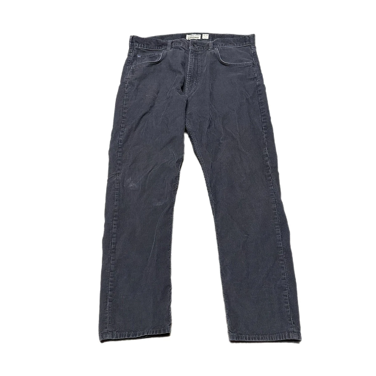 Patagonia Pants Men s 36 x 30 Grey Corduroys Iron Clad Straight Fit 55920