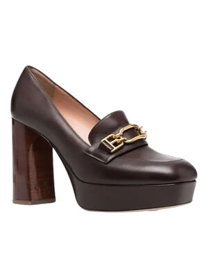 Bally Deasia 6239471 Women's Ebano Leather Pumps MSRP $862