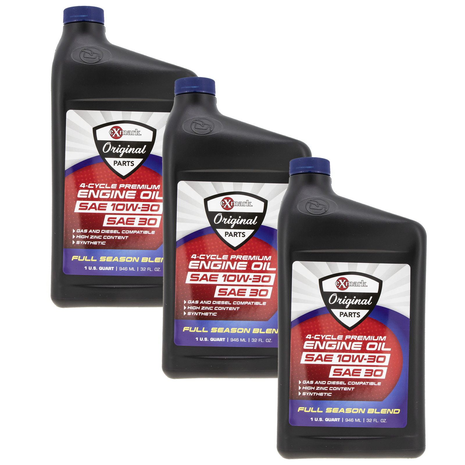Exmark Engine Oil 3 Quarts and Filter Kit Quest E S Series 1352566 126