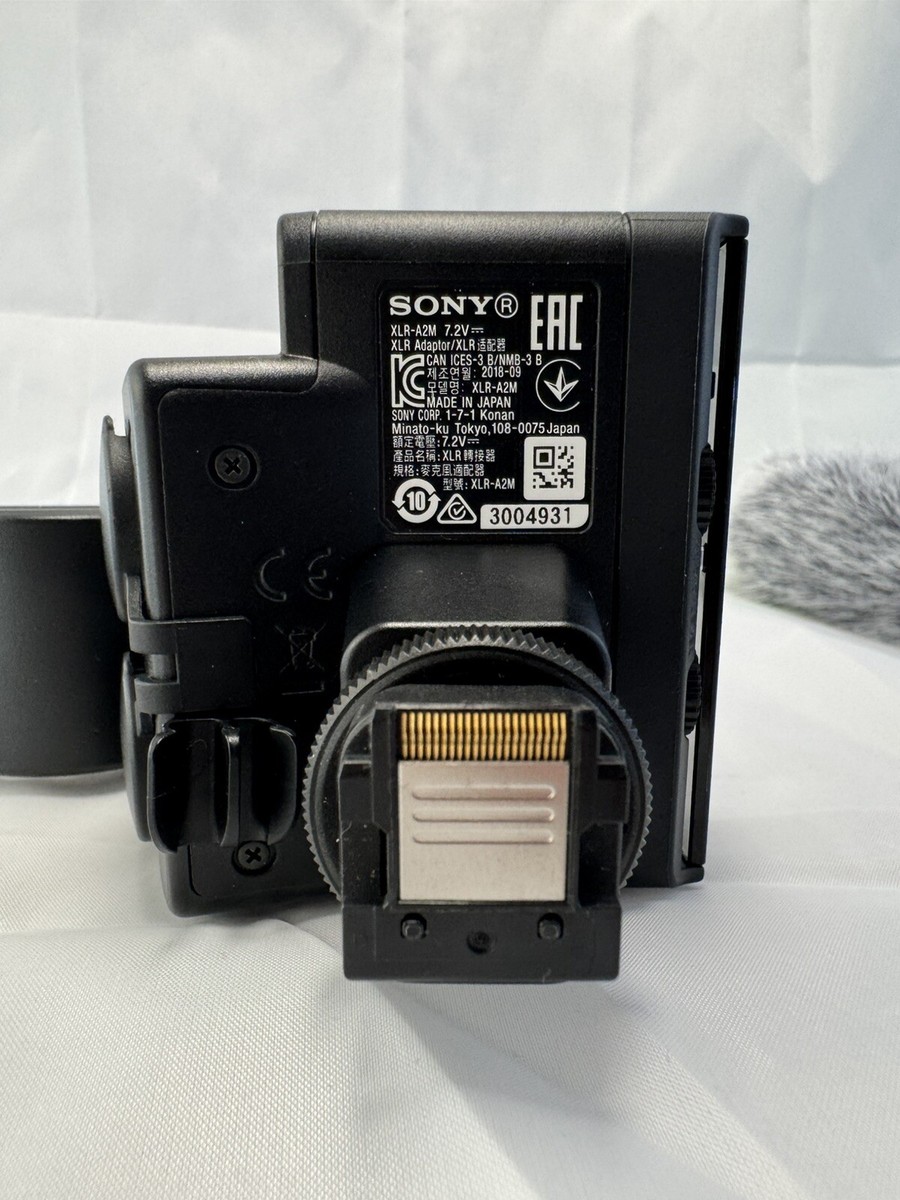 SONY マイク XLR-A2M Sony XLR-K2M XLR-A2M preliminary microphone test - Sony FDR