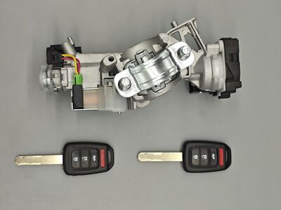 #ad #ad New For 2014 2015 CIVIC IGNITION LOCK CYLINDER SWITCH ASSEMBLY WITH 2 KEY SHELLS $62.99