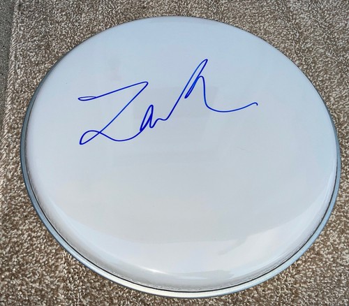 Zak Starkey Signed Drumhead Proof Ringo Starr The Who