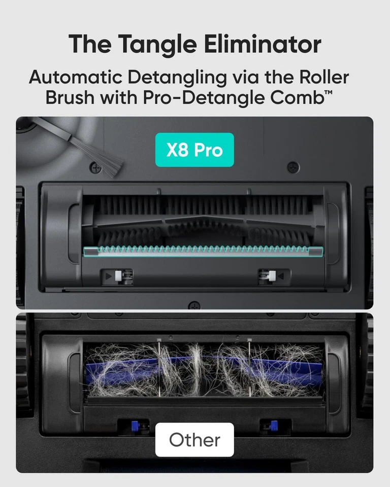 eufy X8 Pro Robot Vacuum Self-Empty Station 2-Turbine 2X 4000Pa-Certified Refurb - Image 4 of 4