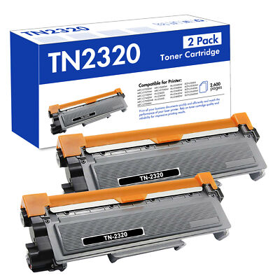 2 XXL TONER compatible with Brother TN-2320 MFC-L2700DW/DN HL-L2340DW HL-L2300D