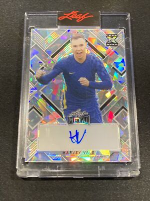 2022 Leaf Metal Soccer Harvey Vale SILVER CRYSTALS AUTO 16/34 XRC CHELSEA