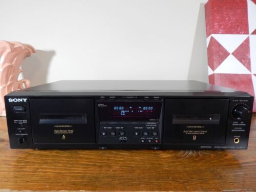 Sony Dual Cassette Tape Deck TC-WE475 Dolby HxPro Serviced & TESTED