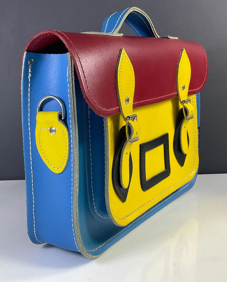 Bolso Cartera Zatchels Caleidoscopio Arte Pop Unisex 100% Cuero Foto 4 de 4