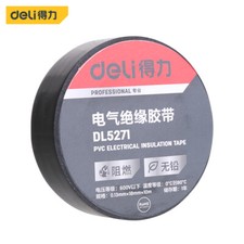 deli 0.13mm 18mm 10m Professional electrical insulating tape black