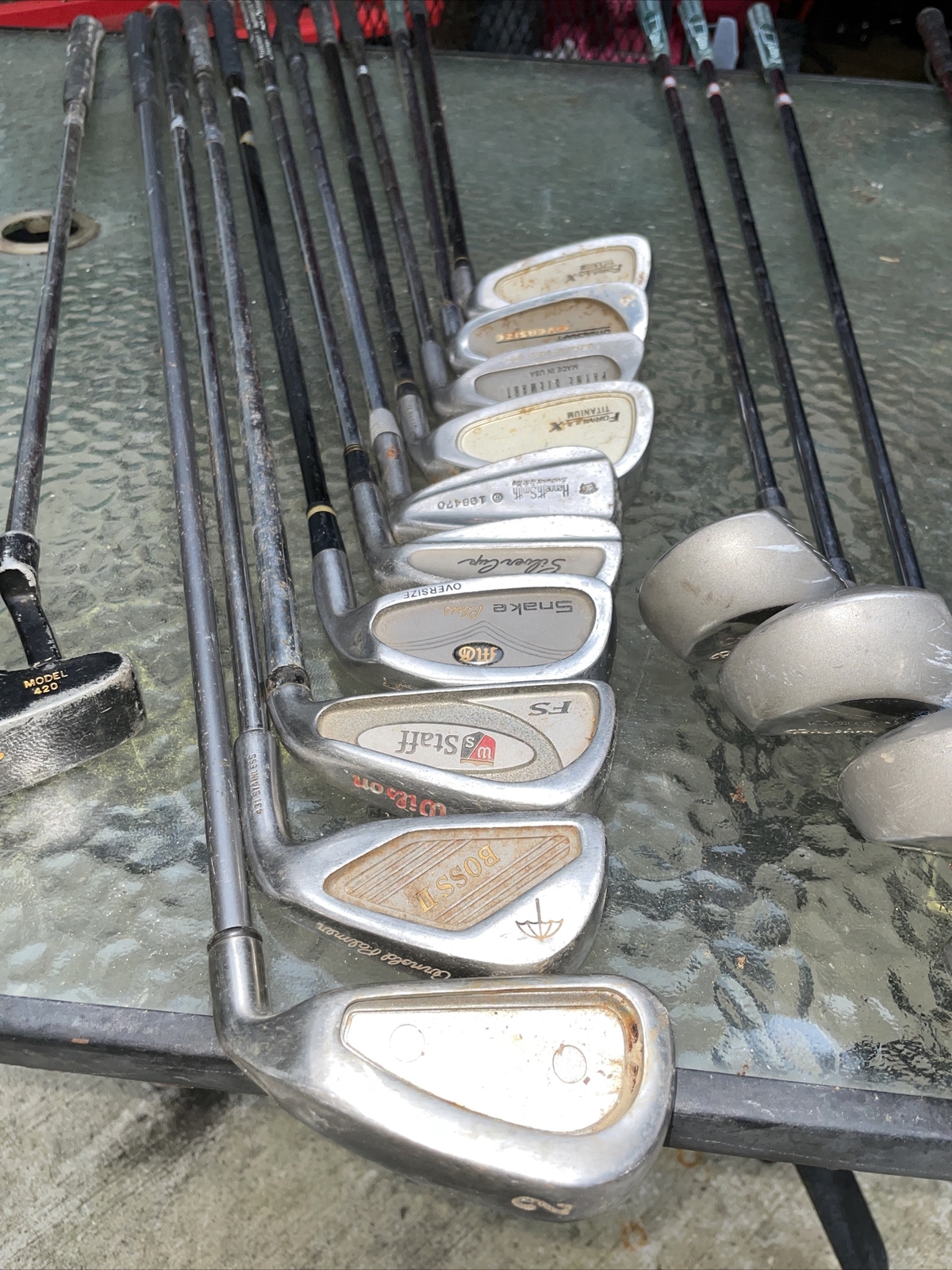 Men's Golf Club Set Complete Used Right Handed Golf Club Set NO BAG eBay