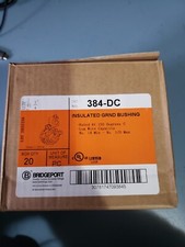 Bridgeport Ground Bushing Insulated Zinc 14-4 AWG 1-1/4" 384-DC14 BOX OF 20