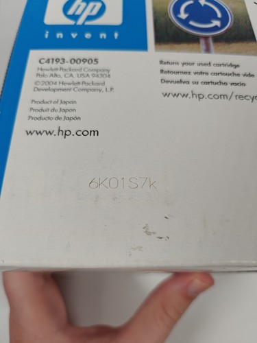 New HP COLOR LASERJET MAGENTA C4193A TAPE ON BOX - Picture 7 of 7