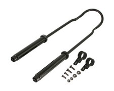 F R Vintage Lowrider Bicycle 22" Sissy Bar W/Shock Black Lowrider Bike Part Nuts