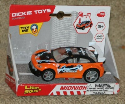 Dickie Toys Midnight Racer Light Sound Die Cast Metal Vehicle
