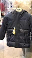 Giubbotto effetto parka  iDo bimbo imbottito internamente tg.18mesi 4 e 8anni 