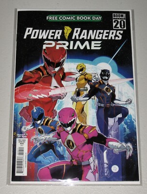 Power Rangers Prime / VR Troopers Unstamped 2025 FCBD! NM! Mylar Bag+Board 8 pix