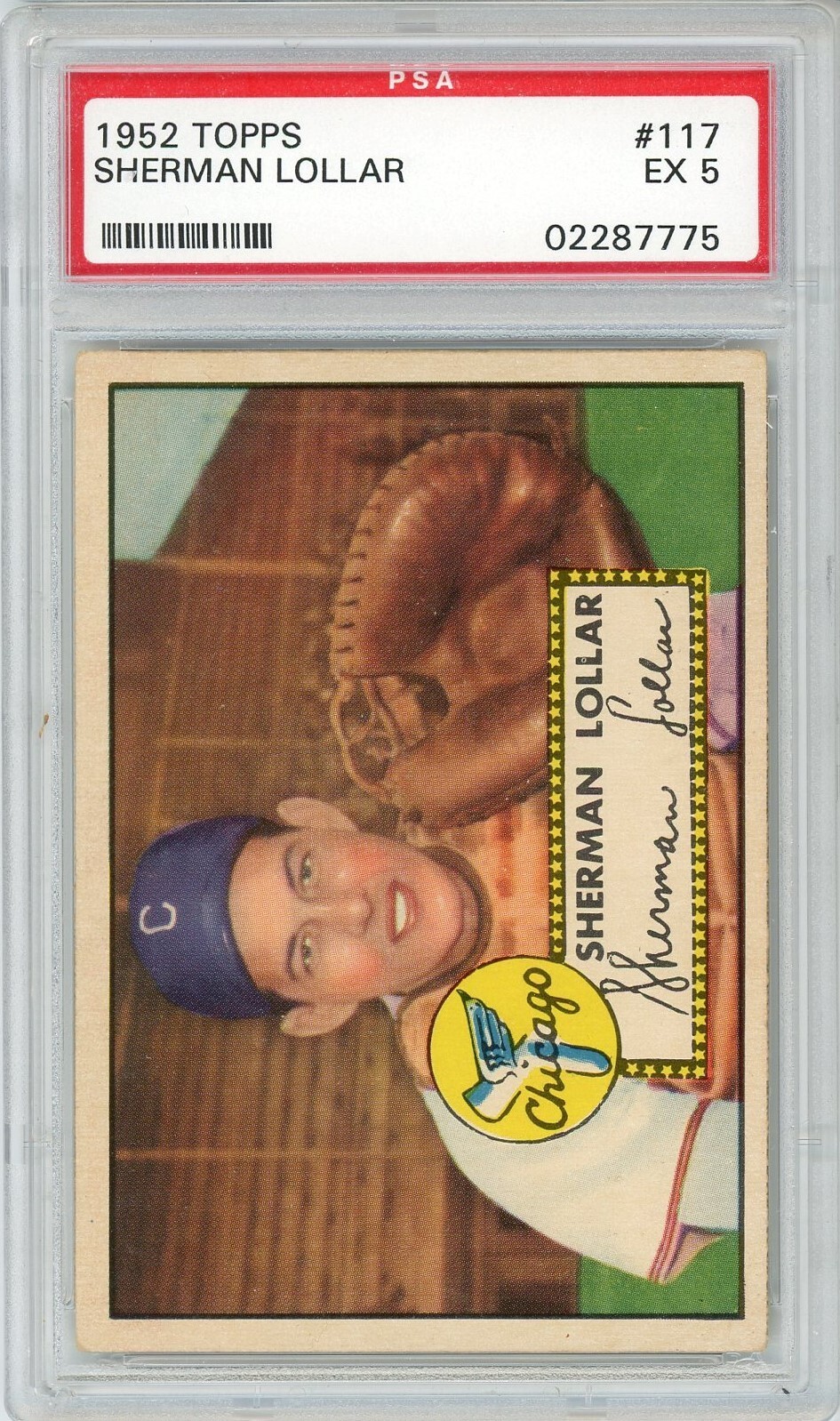 1952 Topps Sherman Lollar #117 PSA 5 P1416