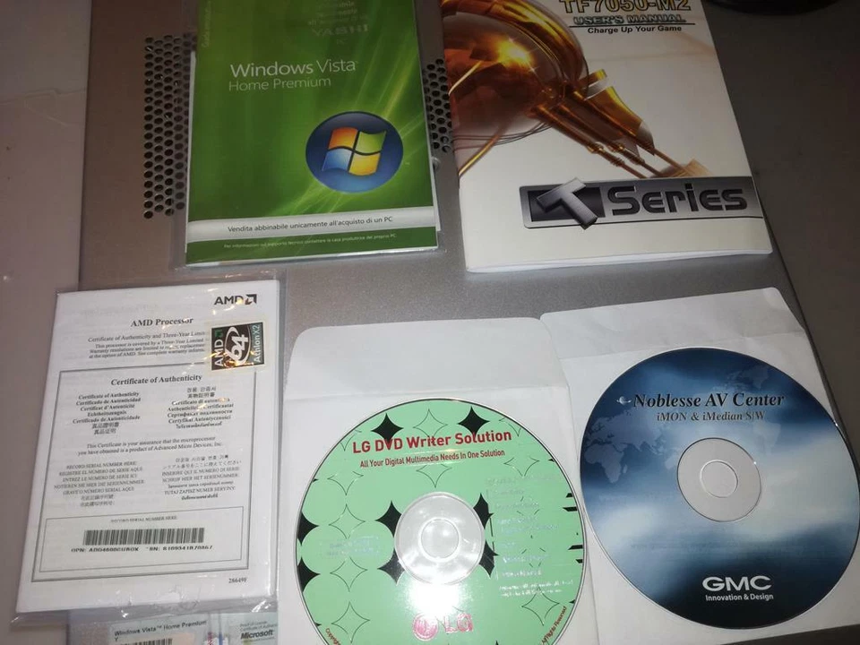 Pc Orizzontale Amd Athlon 64 X2 D.C. 4600+ 2.40GHz Ram 2Gb Hd 160 Windows 7 Prof - Immagine 3 di 4