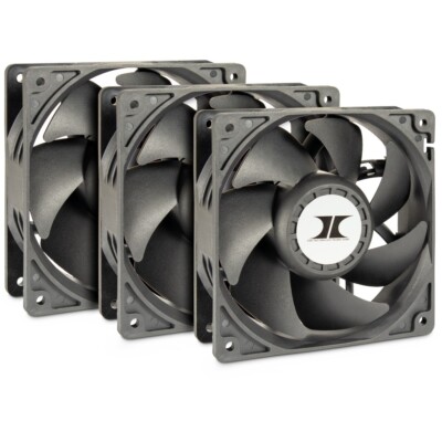 IPC Fan Set, 120/38mm PC Gehäuselüfter ideal zur Wärmeabfuhr 245,97cbm/h
