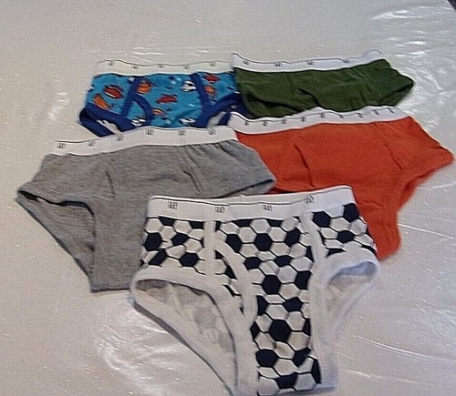 NEW 5 PAIR Boys Size Small * GAP * Brief Underwear - Picture 2 of 5