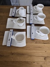 Villeroy & Boch Collection New Wave Caffe Kaffeetasse mit Untertasse und Löffel