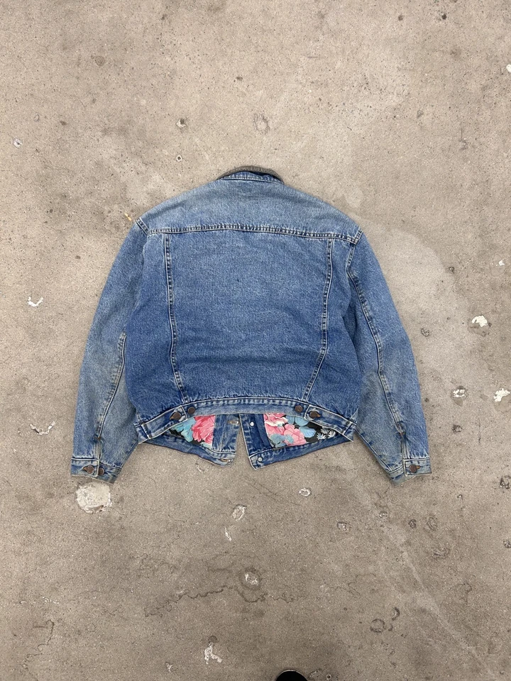 Chaqueta de camionero vintage Benetton Denim talla grande Foto 2 de 4