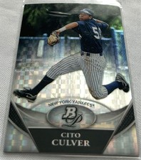 2011 Bowman Platinum Prospects Baseball Cito Culver New York Yankees X-Fractor