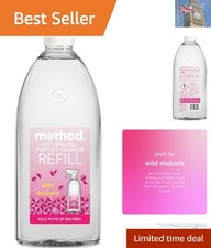 Powerful 2L Antibacterial Cleaner - Wild Rhubarb Scent, Kills 99.9% of Bacteria 5.50 per litre