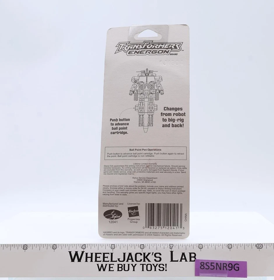 OVerload & Optimus Prime Bujía Transformadores Energon 2004 Hasbro NUEVO SELLADO Foto 2 de 4