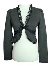 百褶休闲外套、夹克、背心女|