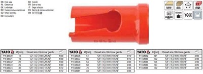 Yato Tct Universal Bohrkrone 16-152mm Freie Auswahl