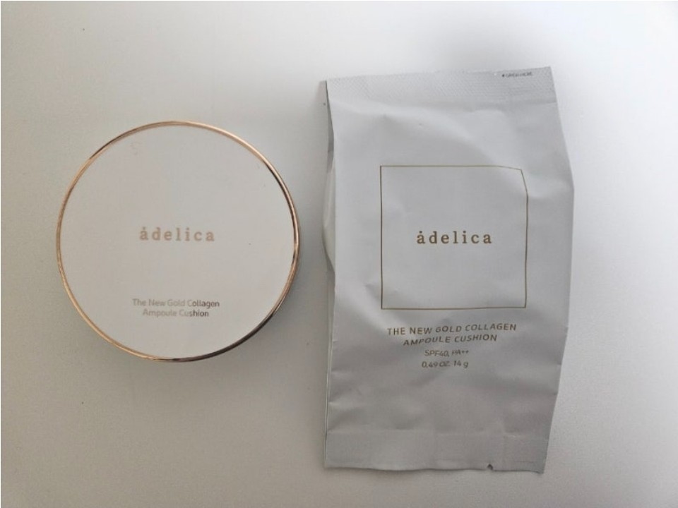 Atomy Adelica Gold Collagen Ampoule Cushion Foundation 14g x 2ea K