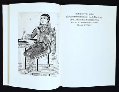Kleist Marionettentheater 6 sign. Radierungen von Simon Dittrich No. VIII/125 - Bild 1 von 4