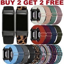 For Fitbit Charge 5 Charge 6 Replacement Strap Nylon Loop Sport Watch Wrist Band