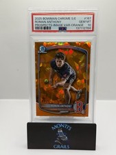 2025 Bowman Chrome Sapphire - Image Variation Roman Anthony Orange /25 PSA 10
