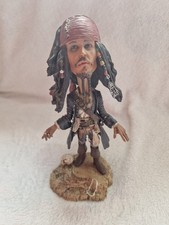 Neca Pirates of the Caribbean captain Jack sparrow head knocker bobblehead
