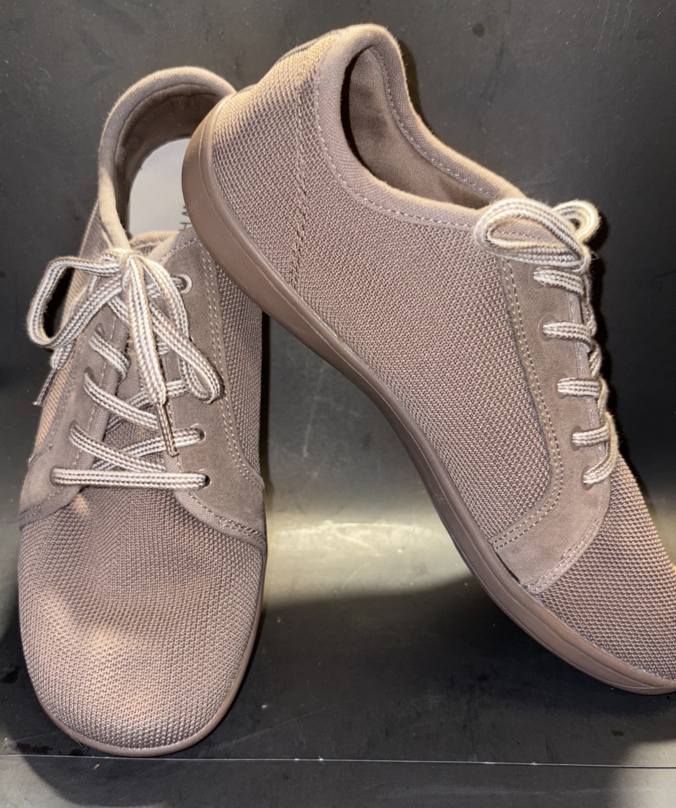 SAOLA Sneakers Whitin Barefoot Minimalist da uomo taglia 43 EU 10 US con lacci a rete tortora