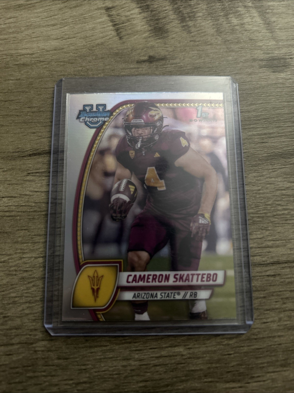 2024 Bowman University Chrome - Cameron Skattebo #37 Refractor (RC)