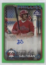 2024 Topps Pro Debut Green Foil /99 Devin Saltiban #PD-179 1d0w
