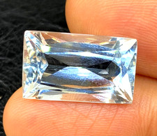 13.63 ct Natural Aquamarine Beryl Faceted Untreated Mogok Burma J088